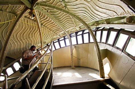 inside the statue of liberty.